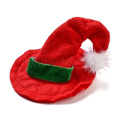 Vestiti di natale feltro panno e ferro copri bottiglia di vino decorazione&nbsp;DJEW-K027-02A