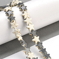 Синтетические бирюзовые бусины G-H060-07C