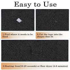 Cinta de poliéster para parches de ropa termoadhesivos&nbsp;DIY-WH20032-02