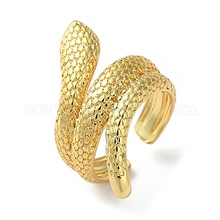 Стойка покрытие латунь открытые манжеты кольца RJEW-K249-16G