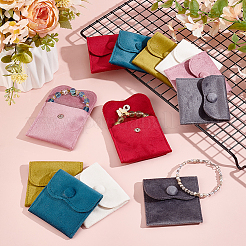 12шт 6 цвета бархатные мешочки для ювелирных изделий ABAG-AN0001-05