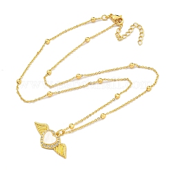 Ожерелье с кулоном из кубического циркония&nbsp;LS-NJEW-M220-07A-G