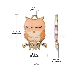 Подвески из окрашенного сплава PALLOY-YW0001-67