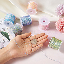 6 рулон 6-х цветных 12-слойных полиэфирных шнуров OCOR-BT0001-05