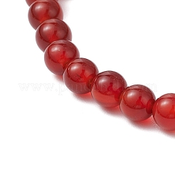 Bracelets extensibles en jade malaisien naturel&nbsp;BJEW-JB11309-02