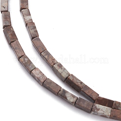 Натуральный красный снежинка обсидиан бисер прядь G-C301-01