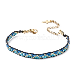 Браслеты из стеклянного бисера ручной работы для женщин&nbsp;BJEW-MZ00158-02