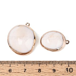 Гальванические подвески из натуральных ракушек&nbsp;BSHE-T015-14