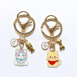 20шт 4 стиля подвески из сплава с эмалью&nbsp;ENAM-CJ0004-48