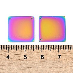 Ионное покрытие (ip) 304 нержавеющая сталь штамповка пустые бирки подвески STAS-I311-16B-RC