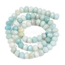 Натуральный цветок амазонитовые бусины пряди&nbsp;G-C259-A26-5x8mm