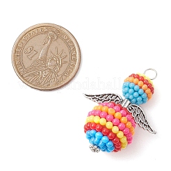 Подвески из абс-пластика в радужном стиле PALLOY-JF02739