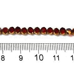 Chapelets de perles en verre électroplaqué&nbsp;X-EGLA-P061-01B-05