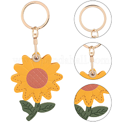 1шт брелок из искусственной кожи с подвесками KEYC-SP0001-47A