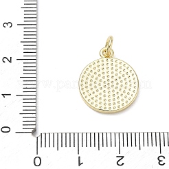 Colgantes de latón y concha blanca natural&nbsp;KK-CBA56EF-16G-01