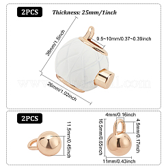 Застежка-замок из цинкового сплава FIND-WH0111-157A