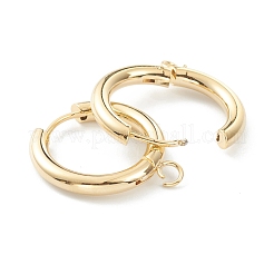 201 фурнитура для сережек-колец Huggie Hoop из нержавеющей стали&nbsp;STAS-P283-01G-G