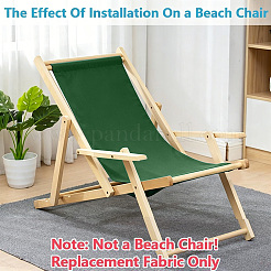 1 pièce de tissu de remplacement pour chaise de plage en toile&nbsp;AJEW-GF0015-48F