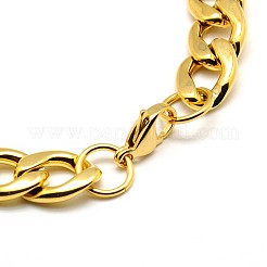 Catena a maglie in acciaio inossidabile 304/bracciali a catena intrecciata&nbsp;STAS-A028-B127