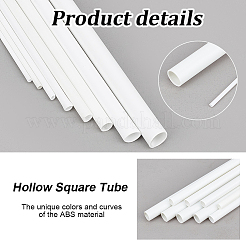 40 tubo rotondo in plastica ABS in 8 stili&nbsp;KY-OC0001-41