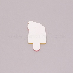 Кабошоны из смолы&nbsp;LS-RESI-WH0025-28B