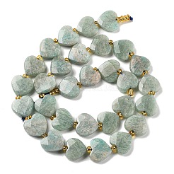Природных амазонит бисер нитей G-B044-B14-01