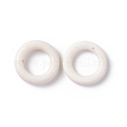 Cuentas de ágata blanca natural, disco/rosquilla, 12x2mm, agujero: 7 mm