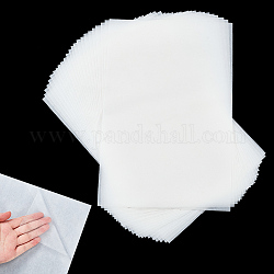 Листы термоплавкого клея тпу, лист для фьюзинга ткани, утюг на подшивке листа, двусторонняя гладильная наклейка с горячим клеем, белые, 300x202x0.1 мм