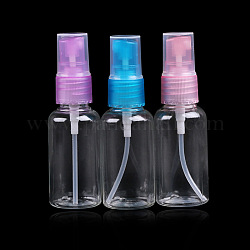 30ml PP Plastic Pressing Spray Bottle, Makeup Tools, Random Single Color or Random Mixed Color, 3x9.5~10cm, 30ml/bottle