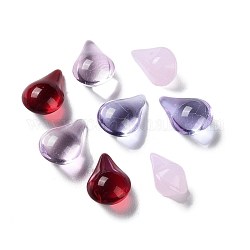 Perle di vetro, Senza Buco, lacrima, colore misto, 14x9.5x8mm