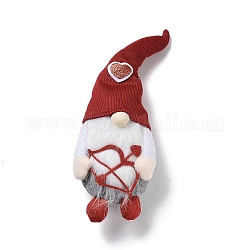 Valentine's Day Cloth Doll Gnome Figurines, for Home Desktop Decoration, Arrow, 325x115x67mm