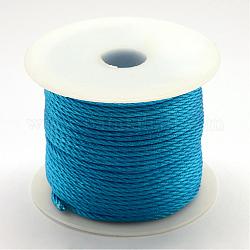 Nylonfaden Nylonschnur, Verdeck blau, 3.0 mm, ca. 27.34 Yard (25m)/Rolle