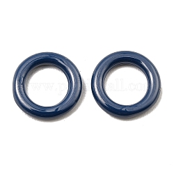 Anello di collegamento in ceramica bioceramica con zirconio, nichel libero, non sbiadisce e ipoallergenico, connettore ad anello rotondo, Blue Marine, 12x2mm, diametro interno: 7.5mm