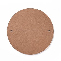 (マーキングのため不良品見切りセール)MDF木板  セラミック粘土乾燥ボード  セラミック作成ツール  フラットラウンド  キャメル  30x1.25cm  穴：11.5~12mm