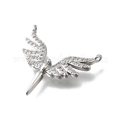 Латунные микро проложить кубического циркония подвески KK-Z102-14P-1