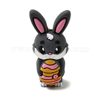 Пасхальные силиконовые фокусные бусины&nbsp;SIL-F020-05-1