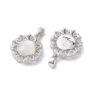 Подвески из латуни с покрытием из латуни KK-K360-04P-1