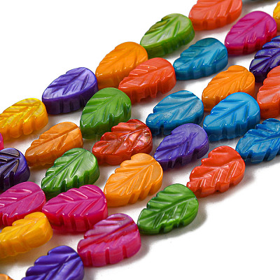 Нити бусин из натуральных пресноводных ракушек SHEL-H004-01-1