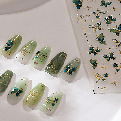 Погладить Nail Art Наклейки&nbsp;MRMJ-WH0077-146B-1