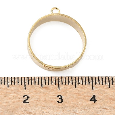 Регулируемые латунные кольца для подвесного кулона&nbsp;KK-K414-07G-1