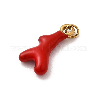 Подвески из нержавеющей стали 304 с эмалью STAS-B093-04G-02-1