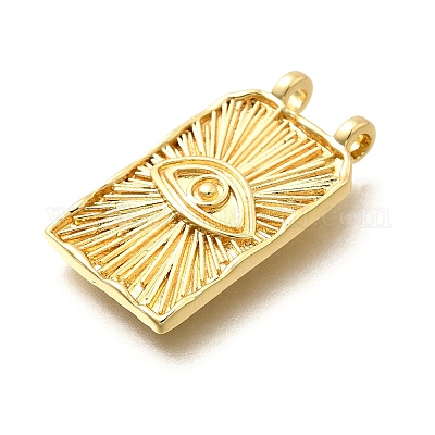 Подвески прямоугольника латуни KK-S508-03D-G-1