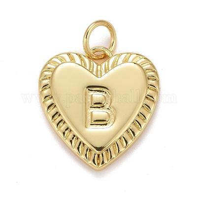 Подвески из латуни с покрытием из настоящего 18-каратного золота KK-E260-01G-B-1