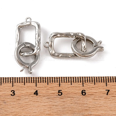 Латунь раз по сравнению с застежками KK-U016-09P-1