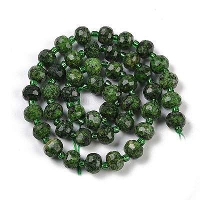 Нити бусин из натуральной кунжутной яшмы G-H057-A21-07-1