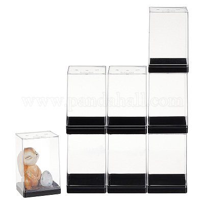 Customizable Size Acrylic Display Cabinet with Light Storage Box Building  Block Model Display Case Clear Dustproof Display Box