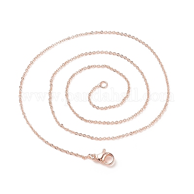 Латунь цепи ожерелья MAK-L009-03RG-1