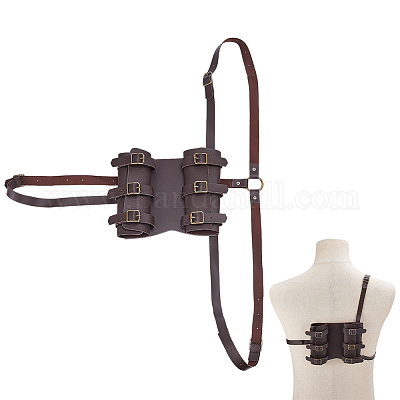 Mittelalterlicher Doppelschwerthalter aus Polyester&nbsp;AJEW-WH0816-534AB-01-1