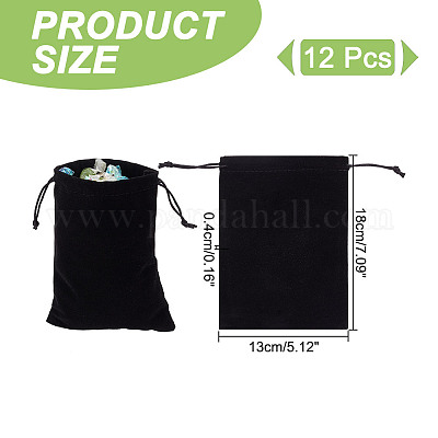 Мешочки из бархата&nbsp;ABAG-WH0046-30D-1