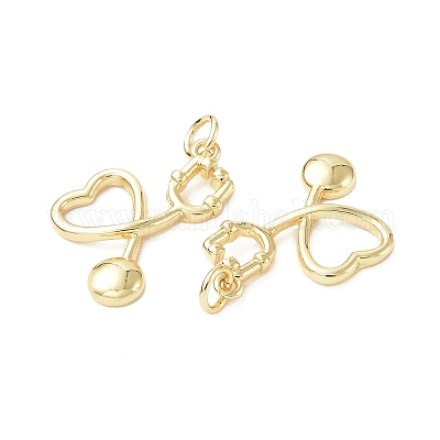 Экологически чистые подвески из латуни с гальваническим покрытием KK-F845-44G-1